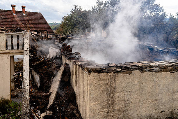 Professional Fire Damage Restoration technician working in Dunedin, FL